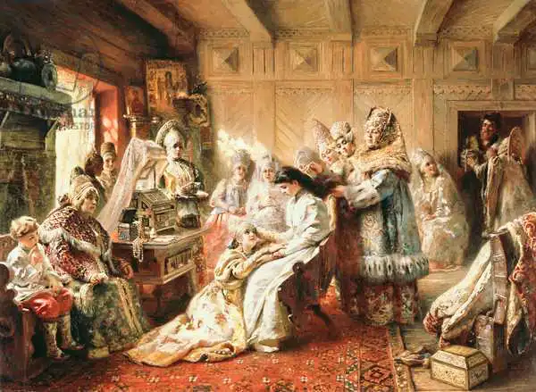 Makovsky, Konstantin J.: Before the Wedding