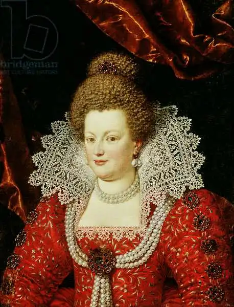 Pulzone, Scipione: Portrait of Marie de Medici (1573-1642)