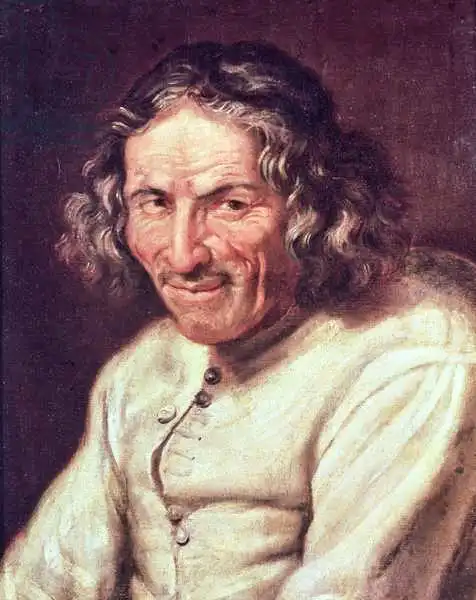 French school (17th century): Portrait of Paul Scarron (1610-60)