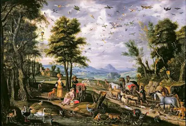 Oosten, Isaak van: Entering the Ark