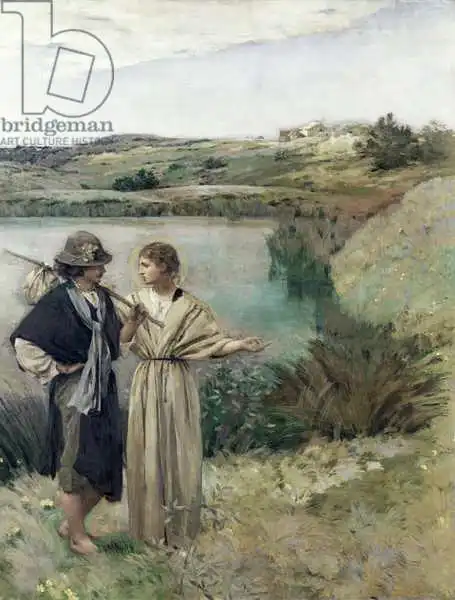 Cazin, Jean Charles: Tobias and the Archangel Raphael