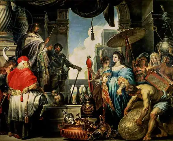 Quellinus, Erasmus: Solomon and the Queen of Sheba