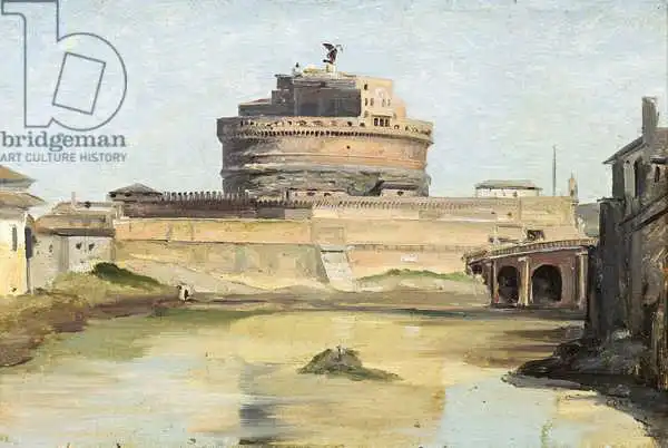 Corot, J. B. Camille: The Castle of St. Angelo, Rome
