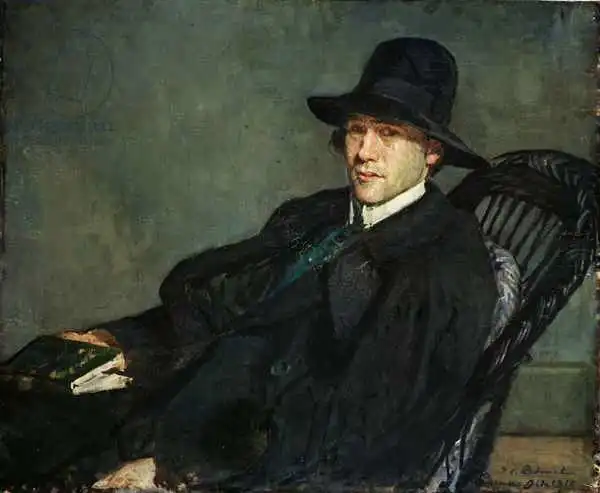 Blanche, Jacques-Emile: Portrait of Andre Gide (1869-1951) 1912