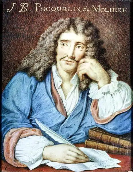 French school (17th century): Portrait of Moliere (1622-73)