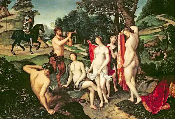 Clouet, François: Diana Bathing, 1558-59
