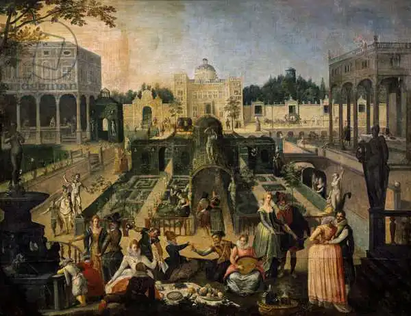 Vrancx, Sebastian: A Feast in the park of the Duke of Mantua