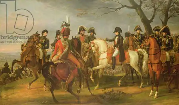 Vernet, Antoine Charles Horace: Napoleon (1769-1821) Giving Orders before the Battle of Austerlitz