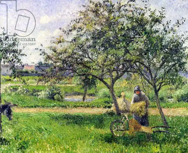 Pissarro, Camille: The Wheelbarrow, Orchard