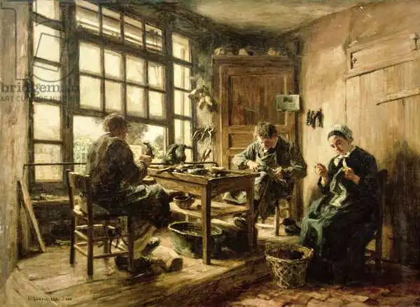 Lhermitte, Léon Augustin: The Cobblers