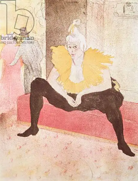 Toulouse-Lautrec, H.: Le clowness cha-u-kao assis