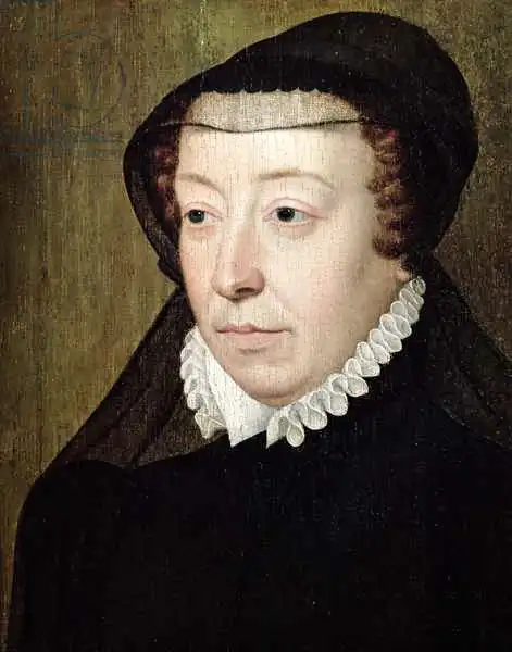 Clouet, François: Portrait of Catherine de Medici (1519-89)