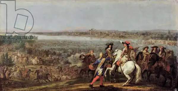 Meulen, Adam Frans van der: The Crossing of the Rhine, 12th June 1672
