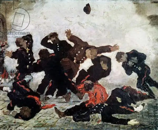 French school (19th century): The Execution, after 1871