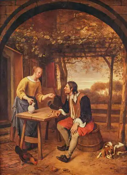 Steen, Jan Havicksz: The Traveller