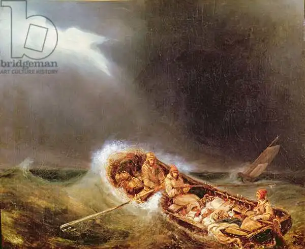 Isabey, Louis Eugene Gabriel: Boats from Dieppe Returning from Fishing
