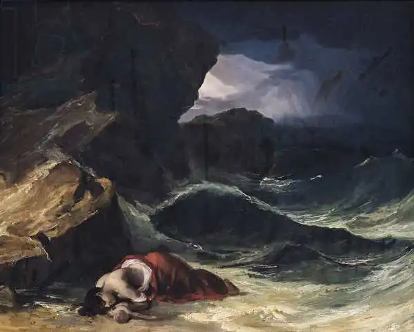 Géricault, Théodore: Der Sturm oder das Schiffswrack