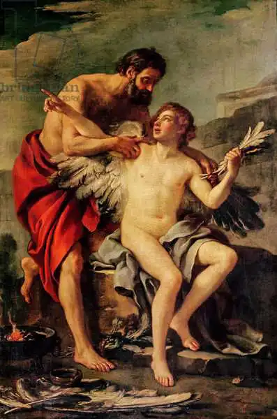 Vien, Joseph-Marie, the elder: Daedalus attachant les ailes d
