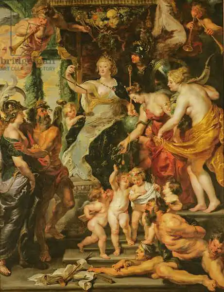 Rubens, Peter Paul: The Felicity of the Regency, 1621-25