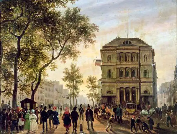 Canella, Giuseppe: Boulevard Saint-Martin and the Theatre de l
