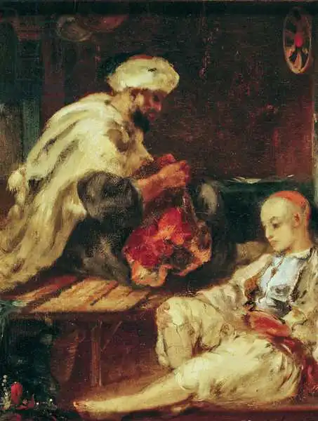 Fromentin, Eugene: Interior of the Workshop of an Arab Tailor