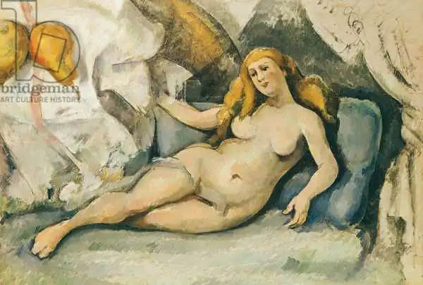 Cézanne, Paul: Female Nude on a Sofa