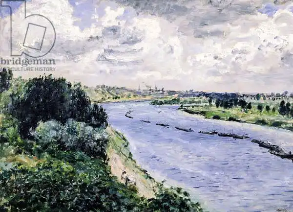 Renoir, Auguste: Barges on the Seine