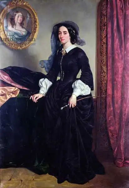 Deveria, Eugene: Portrait de Marie Deveria