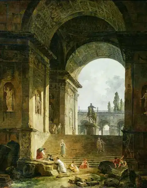 Robert, Hubert: Picturesque View of the Capitol