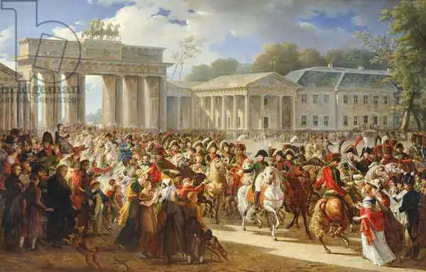 Meynier, Charles: Entrée de Napoléon I (1769-1821) à Berlin, 27 octobre 1806