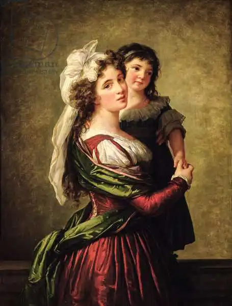 Vigée-Lebrun, Louise: Madame Rousseau and her Daughter