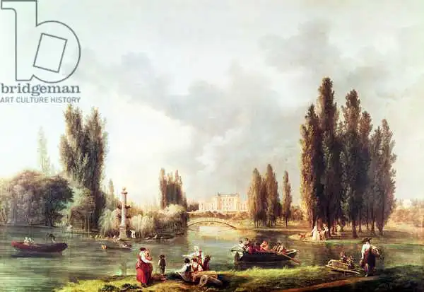 Robert, Hubert: Der Park und das Schloss in Mereville