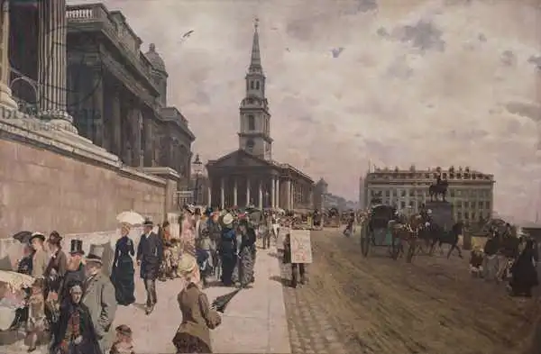 Nittis, Giuseppe de: La National Gallery, Londres