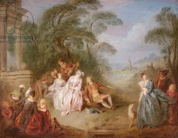 Pater, Jean-Baptiste Joseph: Gathering in a Park