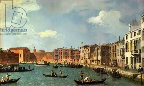 Canaletto, Giovanni: View of the Canal of Santa Chiara, Venice