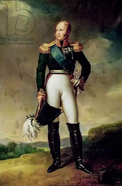 Gerard, F. P. Simon: Portrait of Alexander I (1777-1825) 1814