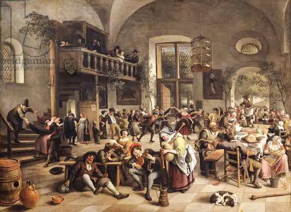 Steen, Jan Havicksz: Feast in an Inn