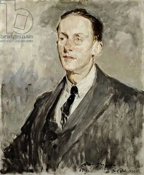 Blanche, Jacques-Emile: Retrato de Jean Giraudoux (1882-1944) 1924