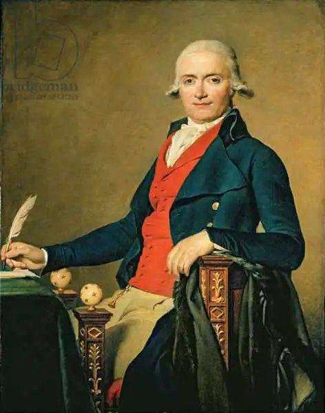David, Jacques-Louis: Gaspard Meyer (1749-98) or The Man in the Red Waistcoat