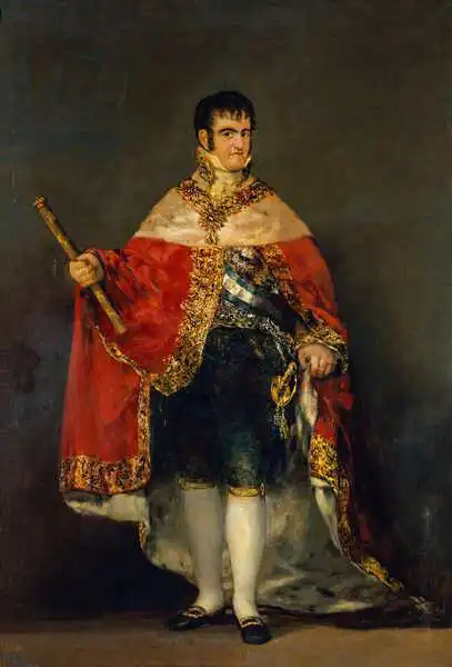 Goya, Francisco: Ritratto di Ferdinando VII (1784-1833) 1814