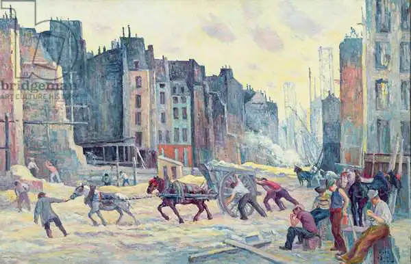 Luce, Maximilien: Work in the Rue Reaumur, 1906-08