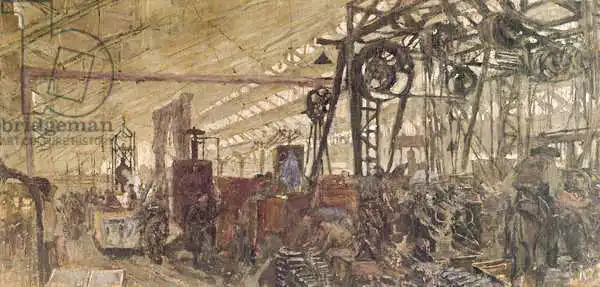 Vuillard, Edouard: Interior of a Munitions Factory, 1916-17