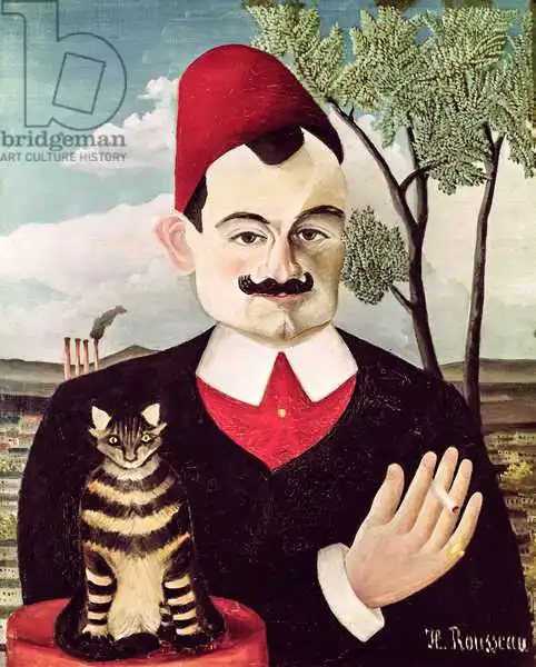 Rousseau, Henri: Portrait of Pierre Loti (1850-1923)
