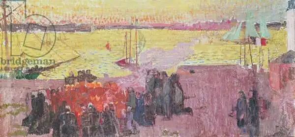 Denis, Maurice: Fire of St. Jean on the Ile Tudy
