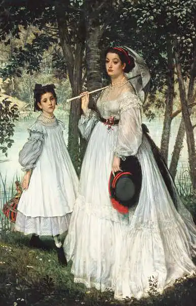 Tissot, James Joseph: The Two Sisters: Portrait