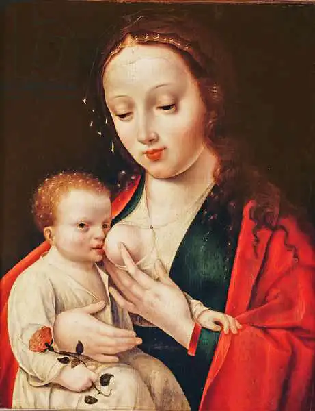 Cleve, Joos van: The Virgin Breastfeeding the Infant Christ