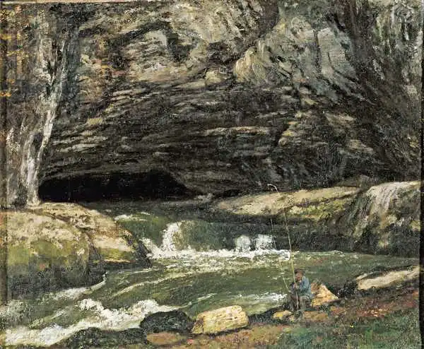 Courbet, Gustave: The Source of the Loue or La Grotte Sarrazine