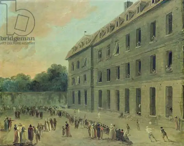 Robert, Hubert: Recreation at the Saint-Lazare Prison