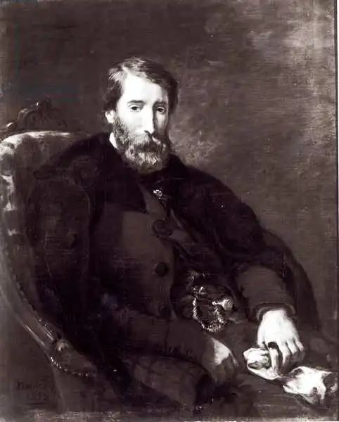Delacroix, Eugene: Portrait of Alfred Bruyas (1821-77)