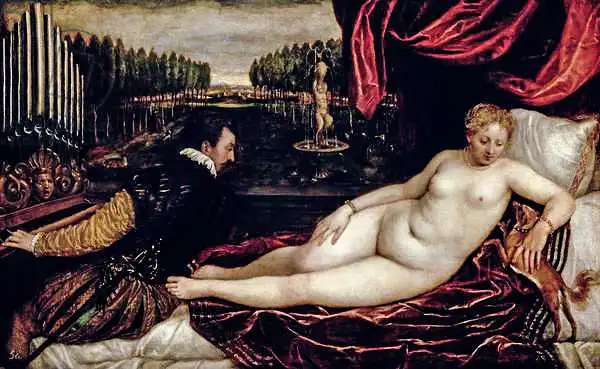 Tizian: Venus and the Organist